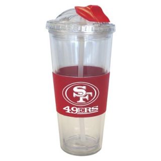 Boelter Brands NFL 2 Pack San Francisco 49ers No Spill Tumbler with Straw   22