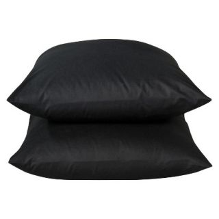 Threshold Ultra Soft 300 Thread Count Pillowcase   Black (Standard)