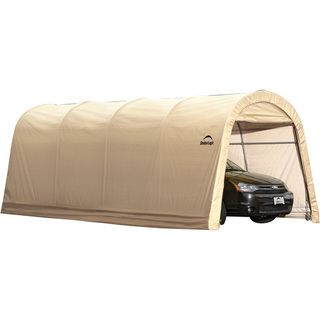 Shelterlogic Round Sandstone Auto Shelter