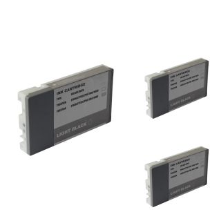 Epson T6037lbk Light Black Cartridge Set (remanufactured) (pack Of 3)