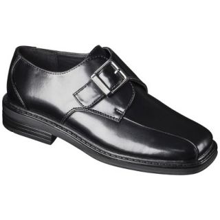 Boys Scott David Monk Dress Shoe   Black 4.5