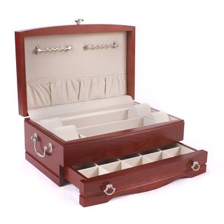 American Chest Solid Cherry Wood Elegance Jewelry Chest