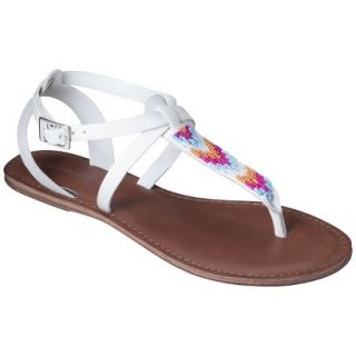 Womens Mossimo Supply Co. Cora Gladiator Sandals   White 9