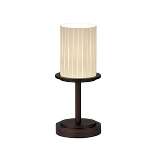 Dakota 1  Light Short Dark Bronze Table Lamp