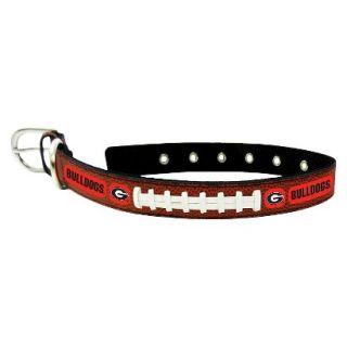 Georgia Bulldogs Classic Leather Medium Football Collar
