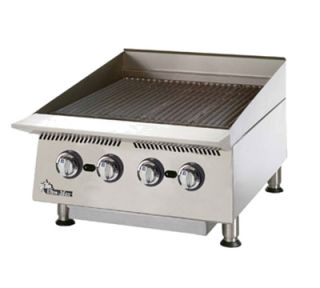 Star Manufacturing 24 Charbroiler w/ Manual Controls, 80000 BTU, NG