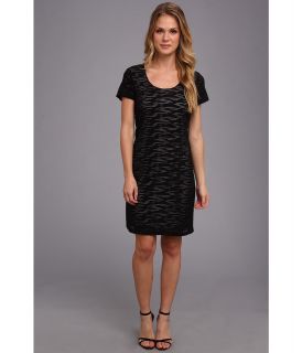 Marc New York by Andrew Marc Knit Waves Dress MD4N4306 Womens Dress (Black)