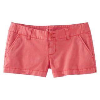 Mossimo Supply Co. Juniors Chino Short   Bright Coral 5