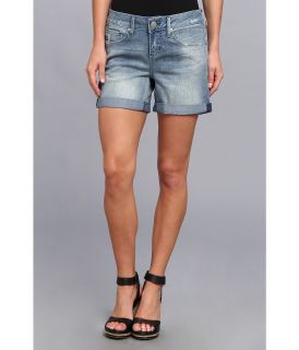 Seven7 Jeans 5 Rolled Short Womens Shorts (Blue)