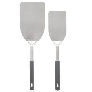 CHEFS Stainless Steel Flexible Spatulas, Set of 2