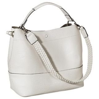 Merona Hobo Handbag with Removable Shoulder Strap   White