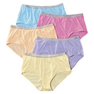 Fruit Of The Loom Womens 5 Pack Fit for Me Brief   White 9