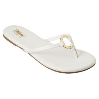 Womens Mossimo Louisa Flip Flop   White 9