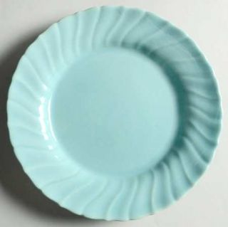 Franciscan Coronado Aqua Glossy Luncheon Plate, Fine China Dinnerware   Aqua, Gl