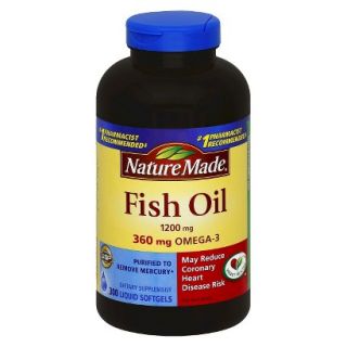Nature Made Fish Oil 1200 mg Softgels   300 count