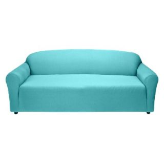 Jersey Sofa Slipcover   Aqua (74x96)