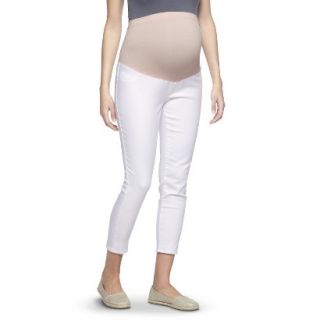 Liz Lange for Target Maternity Over Belly Skinny Pants   White S