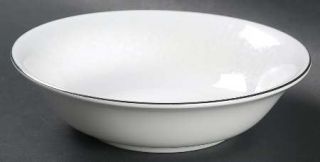 Wedgwood Silver Ermine (R4452, Contour Shape) Coupe Cereal Bowl, Fine China Dinn