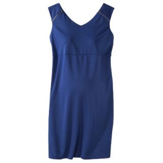 Liz Lange for Target Maternity Sleeveless Shoulder Zipper Dress   Waterloo Blue
