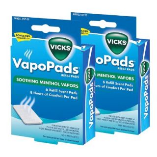 Vicks Scent Pad Replacements   White   2 Pack