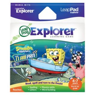 LeapFrog Explorer Learning Game   SpongeBob SquarePants   The Clam Prix