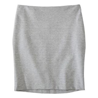 Merona Womens Ponte Pencil Skirt   Radiant Gray   12