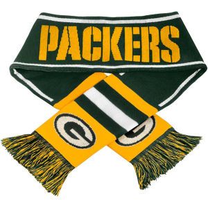 Green Bay Packers Forever Collectibles 2013 Wordmark Acrylic Knit Scarf