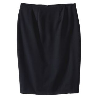 Merona Womens Twill Pencil Skirt   Black   4