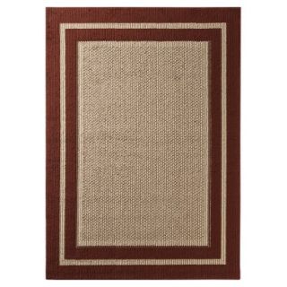 Mohawk Home Tufted Sisal Accent Rug   Red (18x26)
