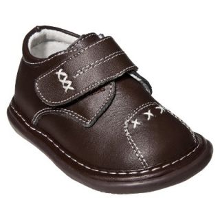 Little Boys Wee Squeak Cross Shoes   Brown 5