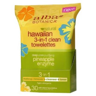 Alba Hawaiian 3 in 1 Clean Towelettes  30ct