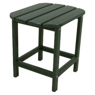 Polywood South Beach Patio Side Table Green