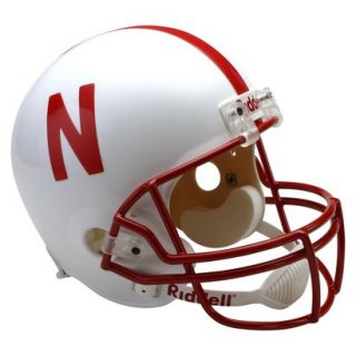 Riddell NCAA Nebraska Deluxe Replica Helmet   White