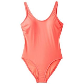 Xhilaration Juniors 1 Piece Swimsuit  Pink L