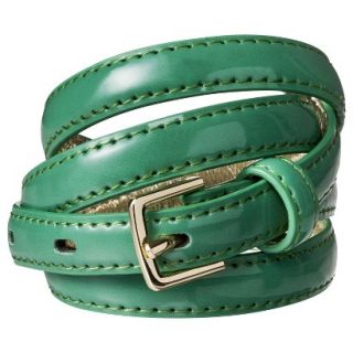 Merona Green Color Skinny Belt   XL
