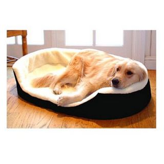 Majestic Pet Lounger Pet Bed   Black (Small)