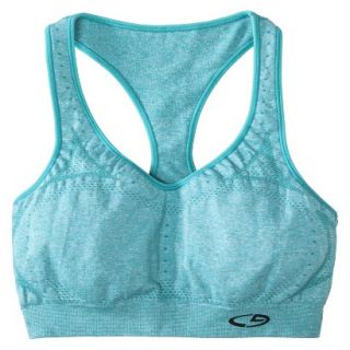 C9 by Champion Womens Seamless Racerback Bra   Vintage Teal S