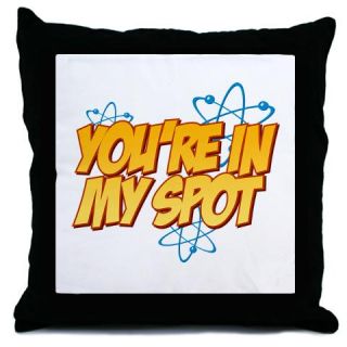  Youre In My Spot Throw Pillow