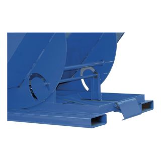 Vestil Self Dumping Steel Hopper   Bumper Release, 6000 lb. Capacity, 3/4 Cubic