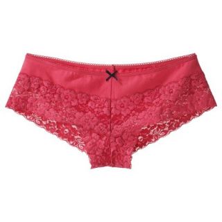 Xhilaration Juniors Wide Lace Hipster   Bright Coral S
