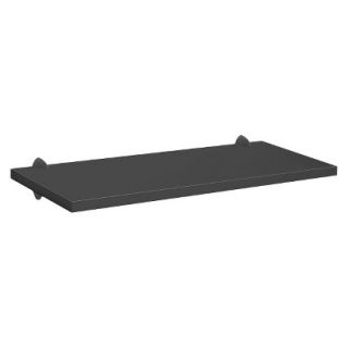 Wall Shelf Black Sumo Shelf With Black Ara Supports   32W x 12D