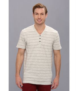 DKNY Jeans S/S Neps Slub Stripe Y Henley Mens T Shirt (Multi)