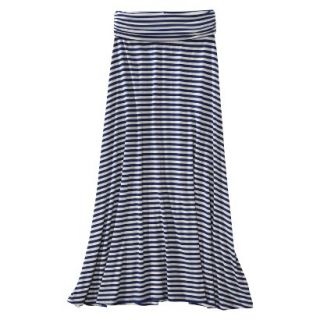 Merona Womens Knit Convertible Maxi Skirt   Waterloo Blue/Cream   XL
