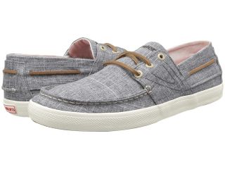 Tretorn Otto Linen Mens Lace up casual Shoes (Gray)
