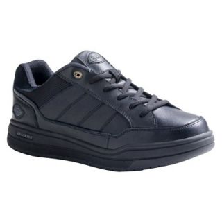 Mens Dickies Athletic Skate Genuine Leather Sneakers   Black 7