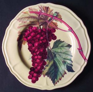 Vintage Grapes Dinner Plate, Fine China Dinnerware   Italy,Purple,Red Or Green G