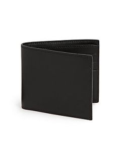  Collection Small Leather Wallet   Black