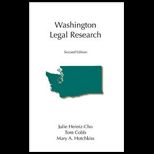 Washington Legal Research