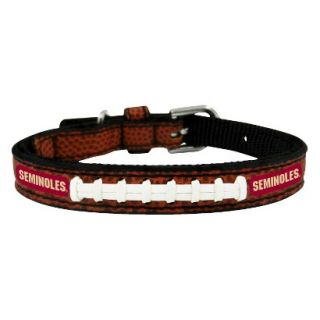 Florida State Seminoles Classic Leather Toy Football Collar
