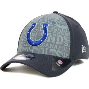 Indianapolis Colts New Era 2014 NFL Draft Graphite 39THIRTY Cap
